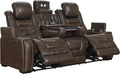 Dark Gray Power Recliner with USB Port V4711