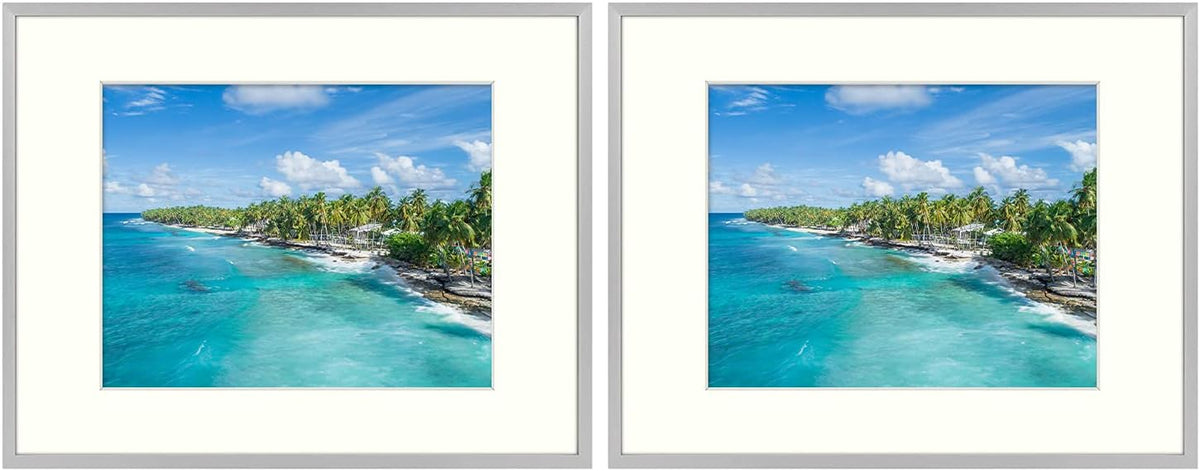 16x20 Aluminum Picture Frame with Real Glass, 2 Pack C575