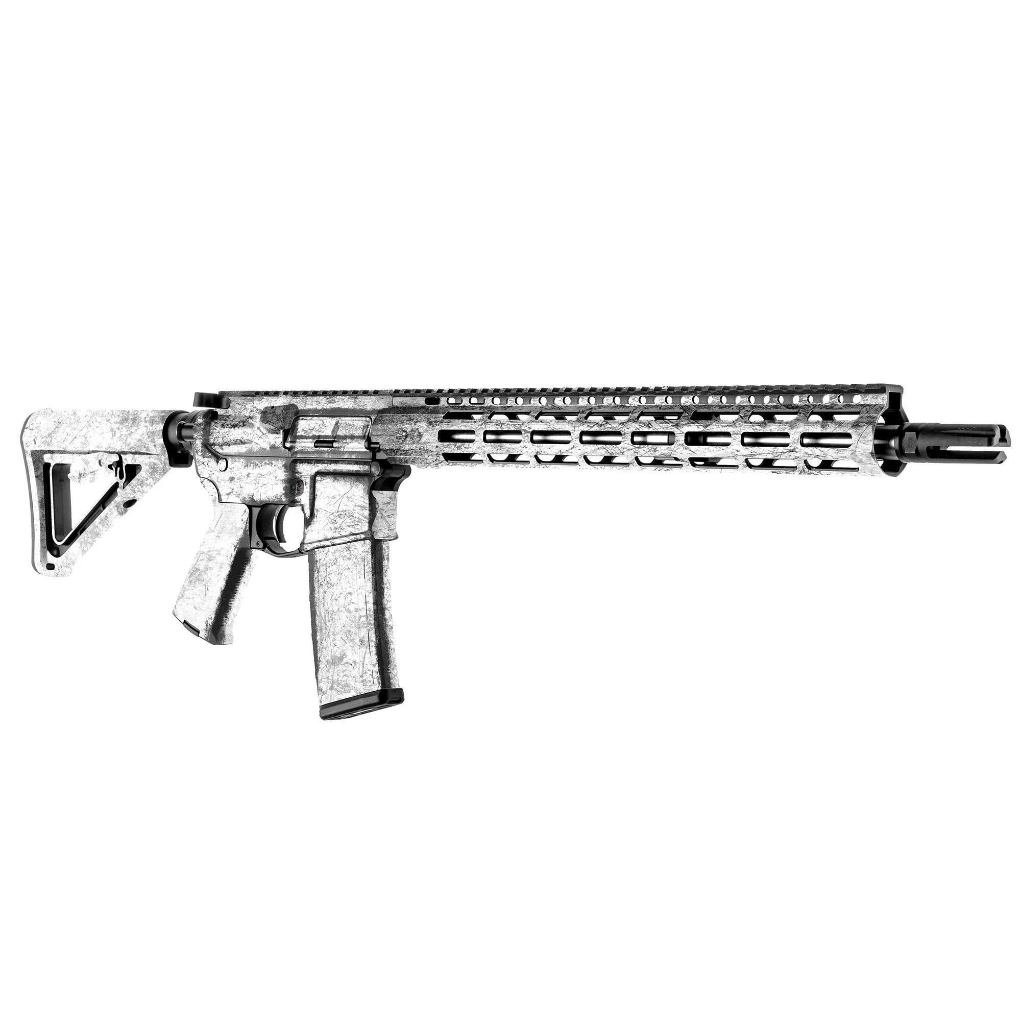 Grey AR-15 Rifle Skin O4595