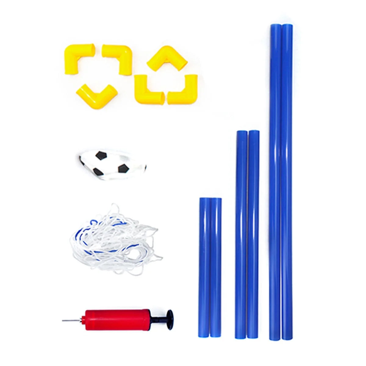 Folding Mini Soccer Ball Goal Post Net Set T7915