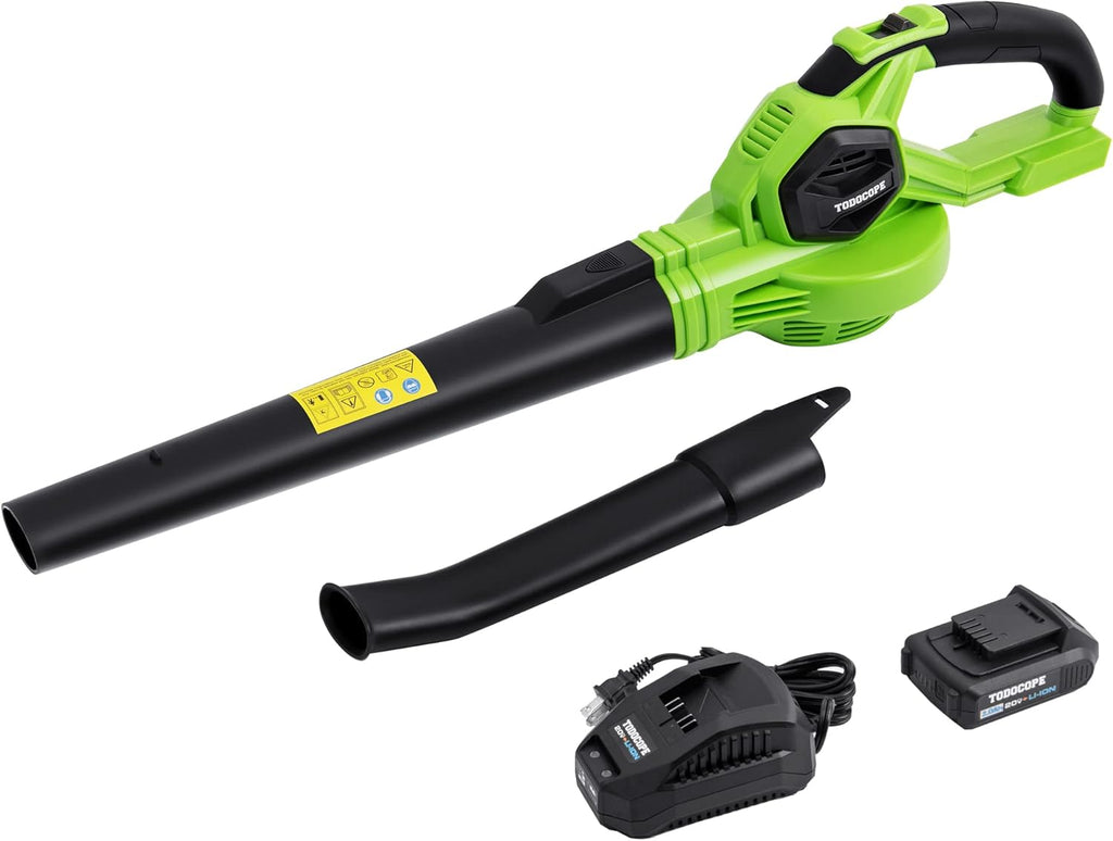 20V Cordless Leaf Blower Vacuum with Battery and Charger, Pack of 2 R6919