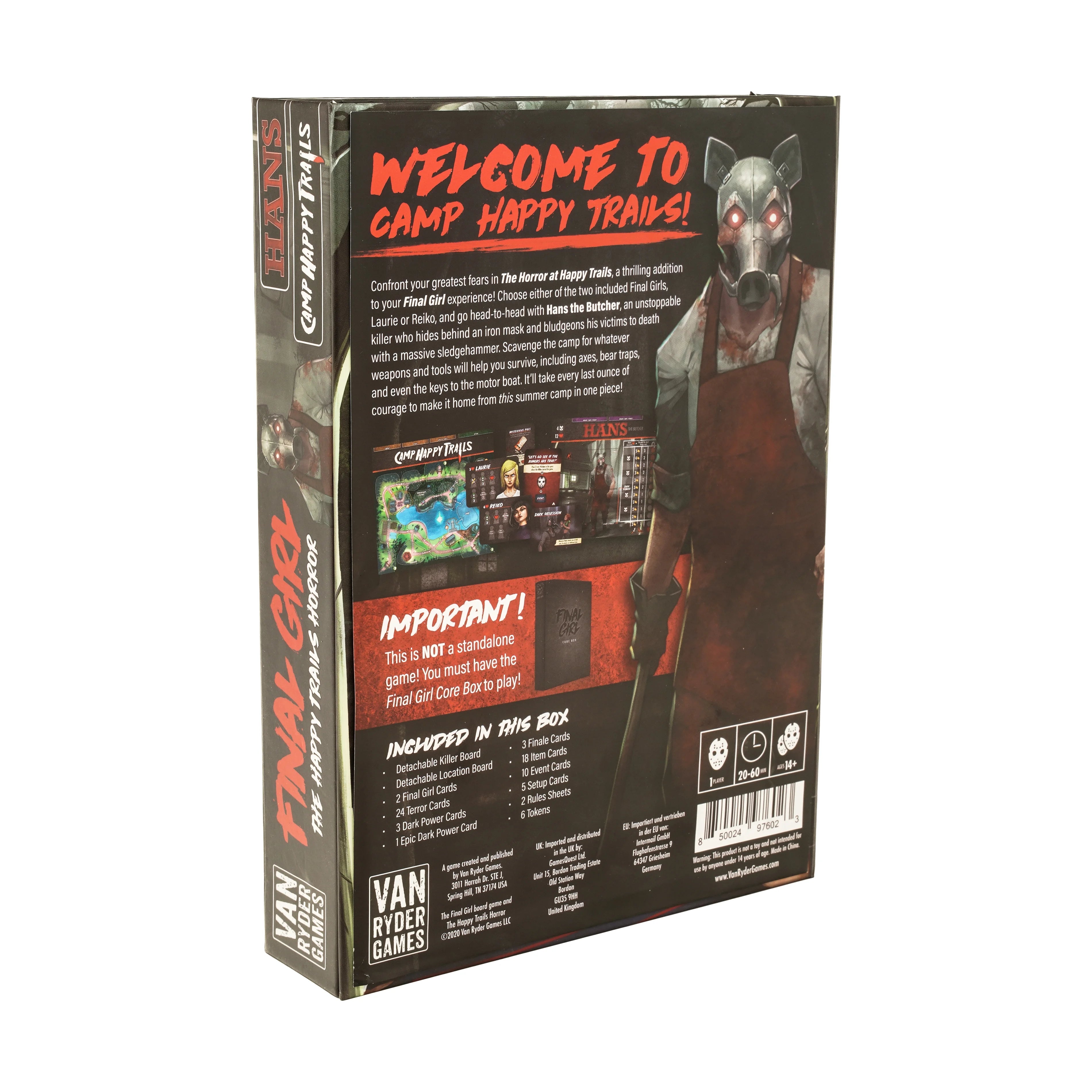 Happy Trails Horror Feature Film Box S9012