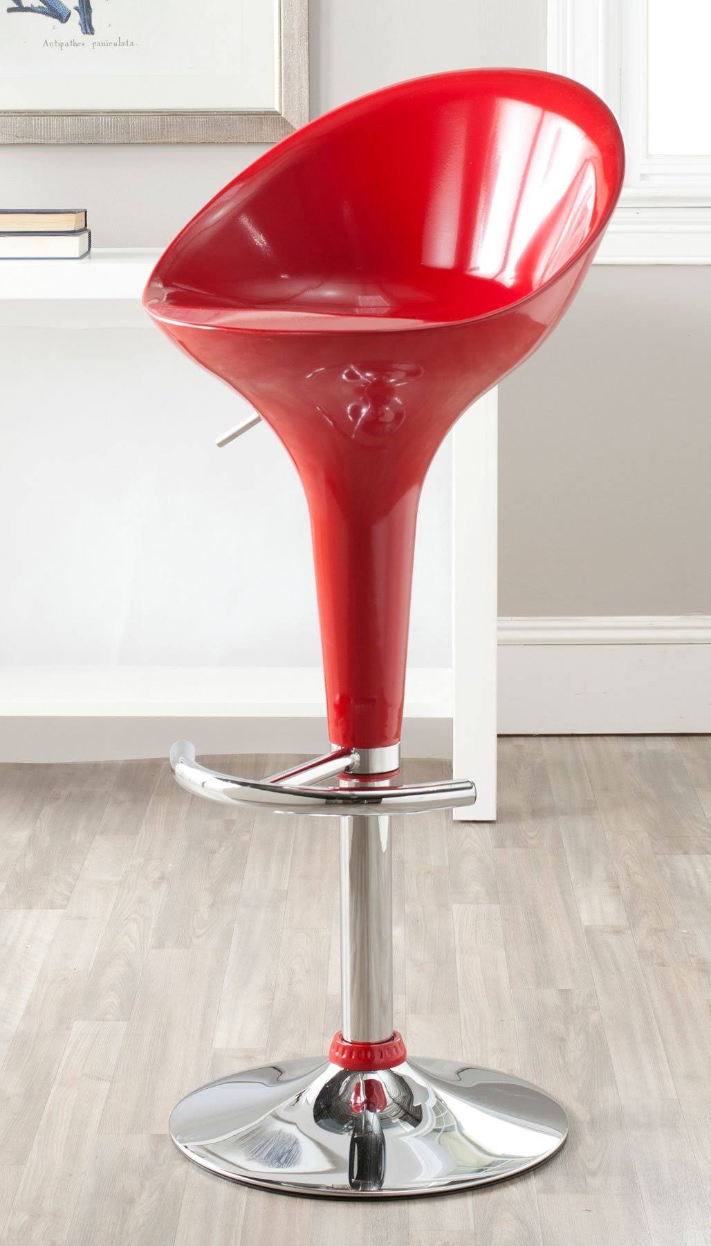 Navy Blue Swivel Bar Stool M317596