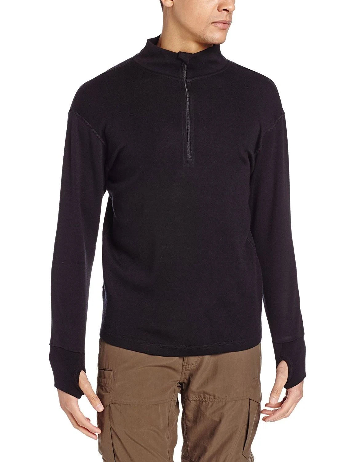 Black XL 1/4 Zip V233