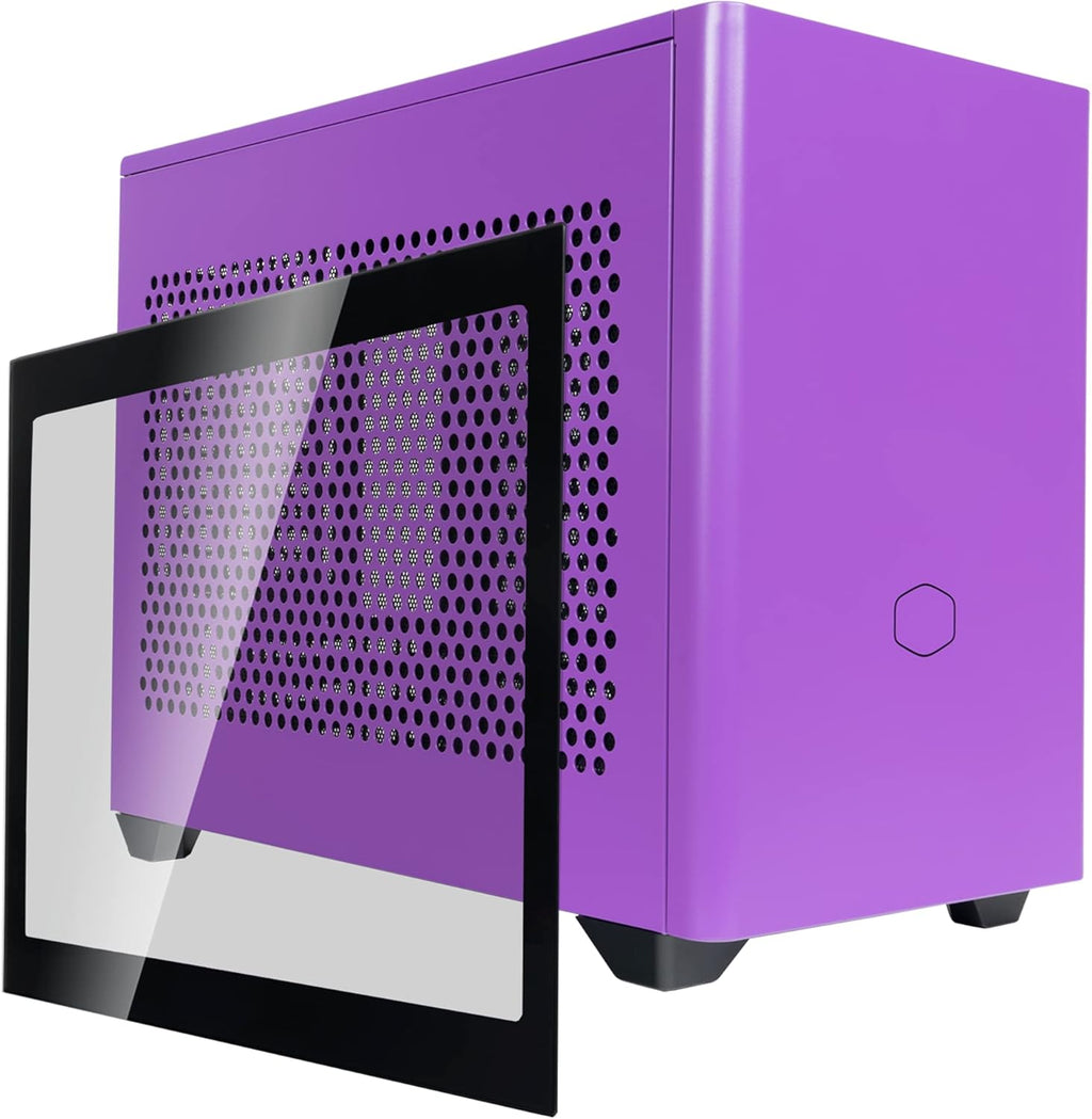 White SFF Mini-ITX Case with Tempered Glass Panel W7227