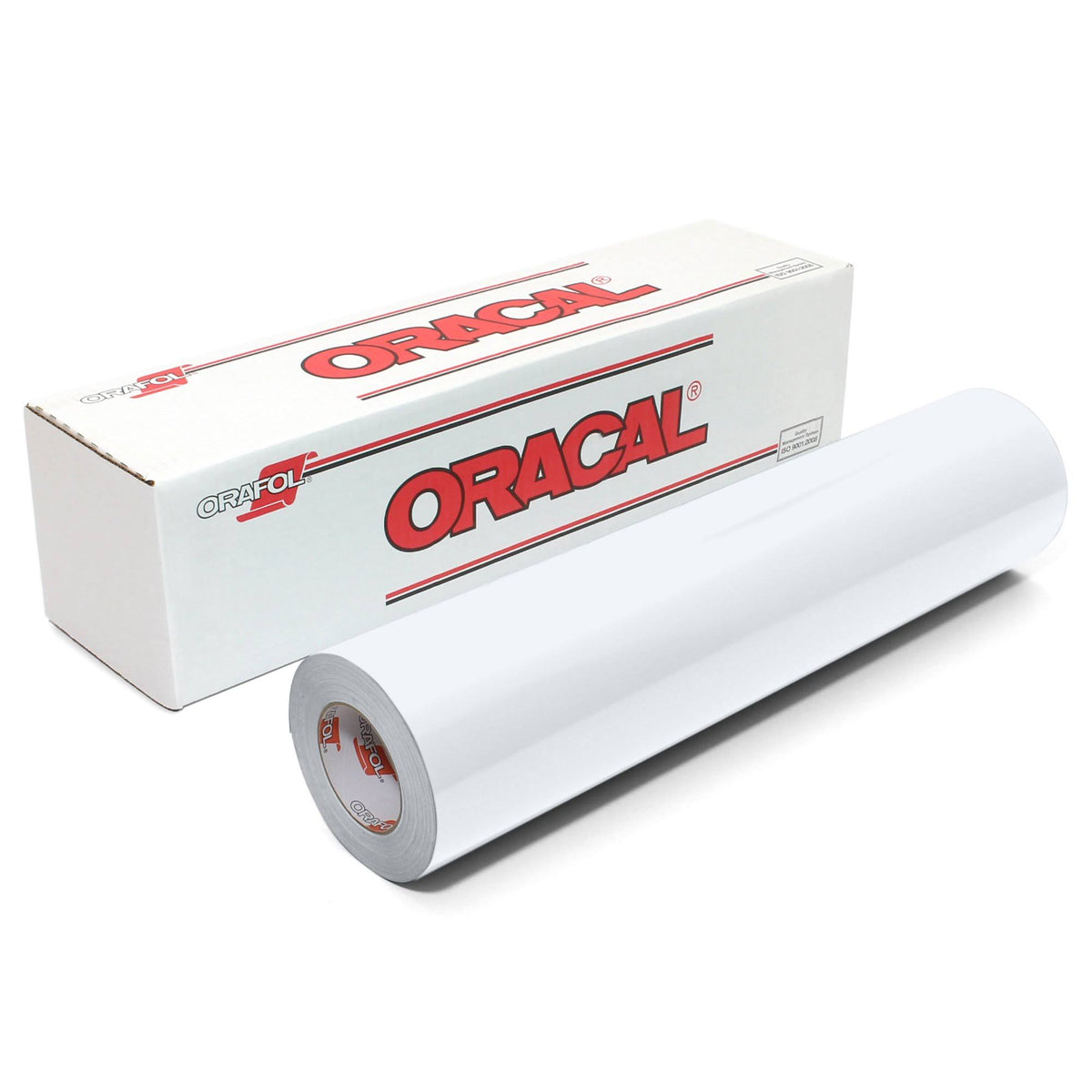 White Glossy Vinyl Roll 12 Inches by 150 Feet N83940