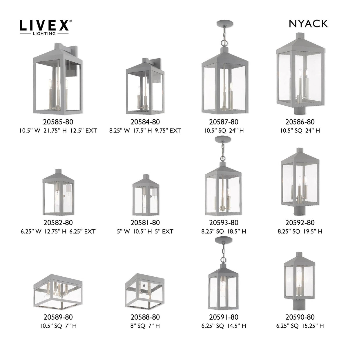 Scandinavian Gray 4 Light Outdoor Ceiling Mount X9608