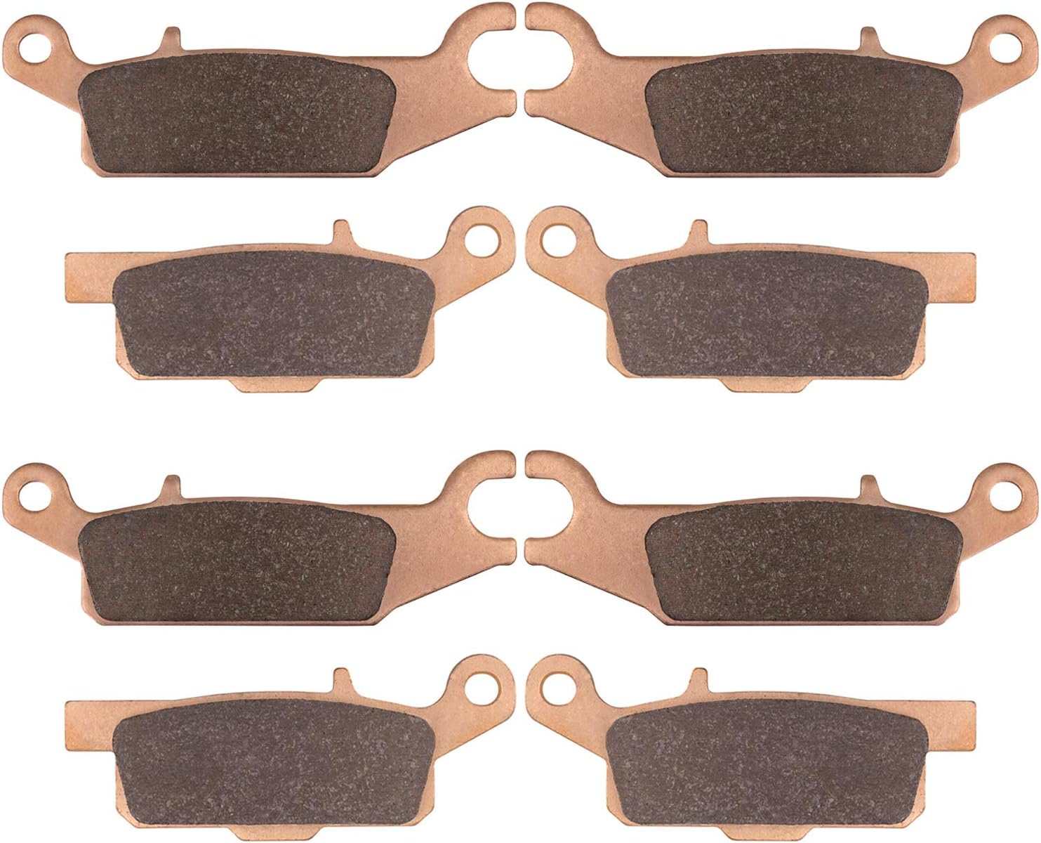 Brake Pads for Yamaha Grizzly YFM550 550 2009-2014 YFM700 700 2008-2016 700 Grizzly YFM700 LTD 2016-2019 4 set Front Rear Severe Duty Replacement Brake Pads Pack of 2 D567