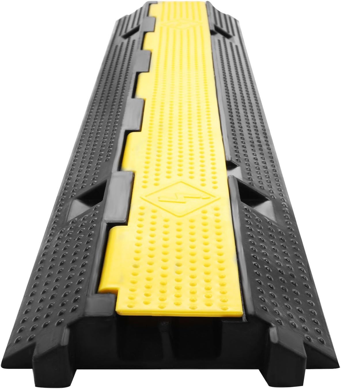 Rubber Cable Protector Speed Bump (4 Pack Single Channel) Pack of 2 B584