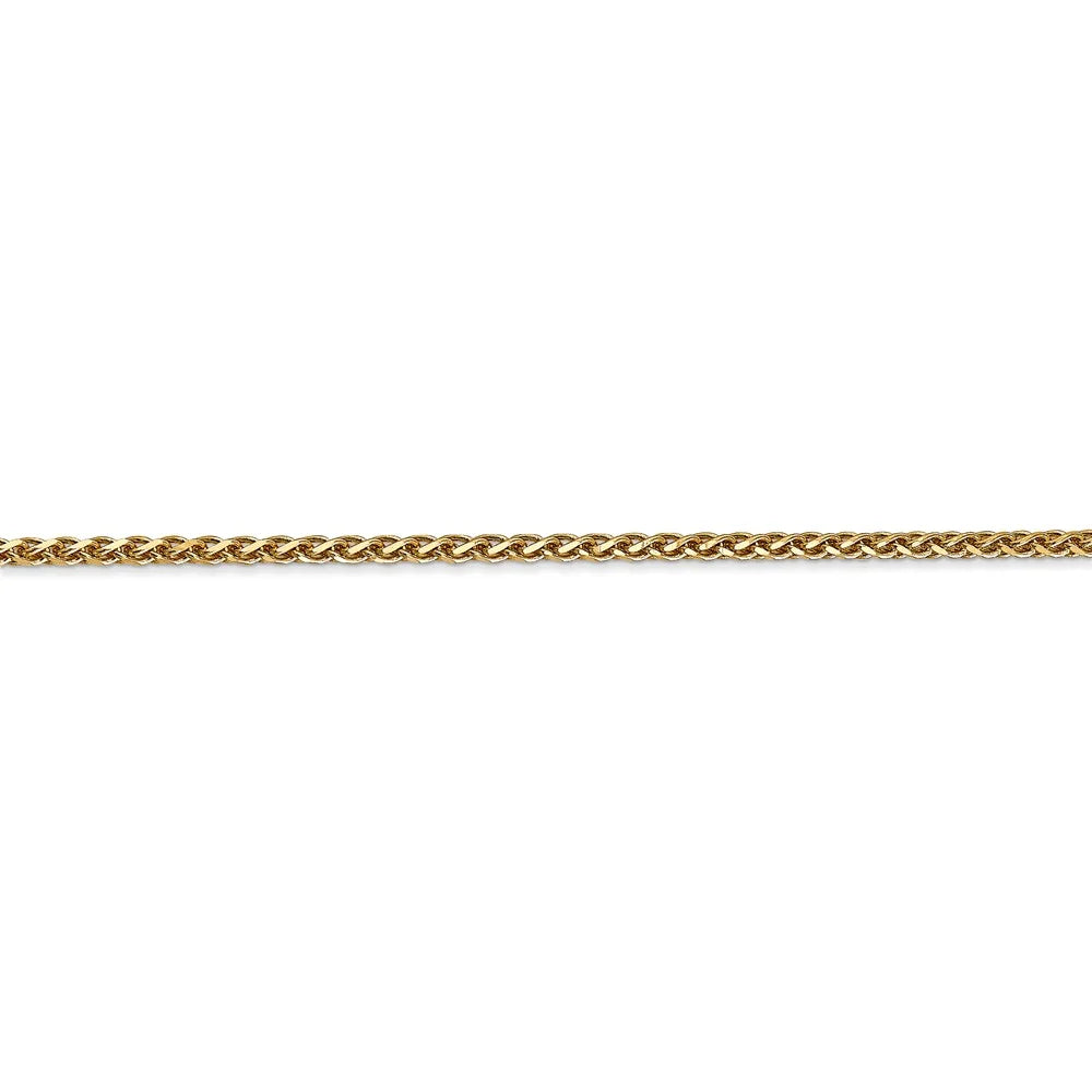 14kt Yellow Gold 1.8mm Spiga Chain 16 inch Lobster Clasp Y631