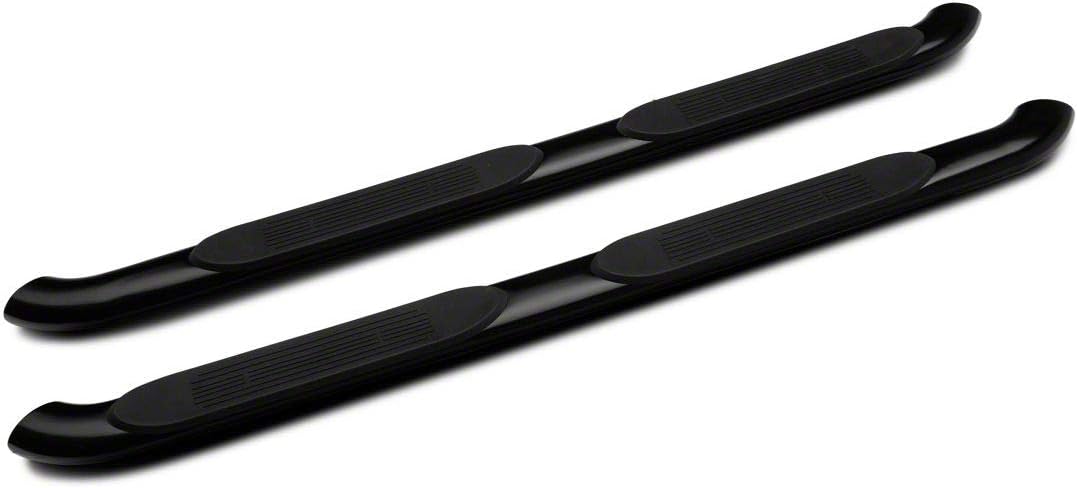 Black Oval Bent End Side Step Bars S9959