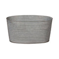 Oval Galvanized Zinc Small Tub T1395