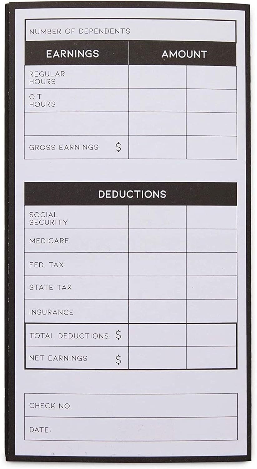 200 Pack Trifold Time Cards (5 x 8 in) N742260