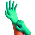 Nitrile Powder-Free Disposable Gloves, Medium, Green, Bundle of 2 Boxes C83795