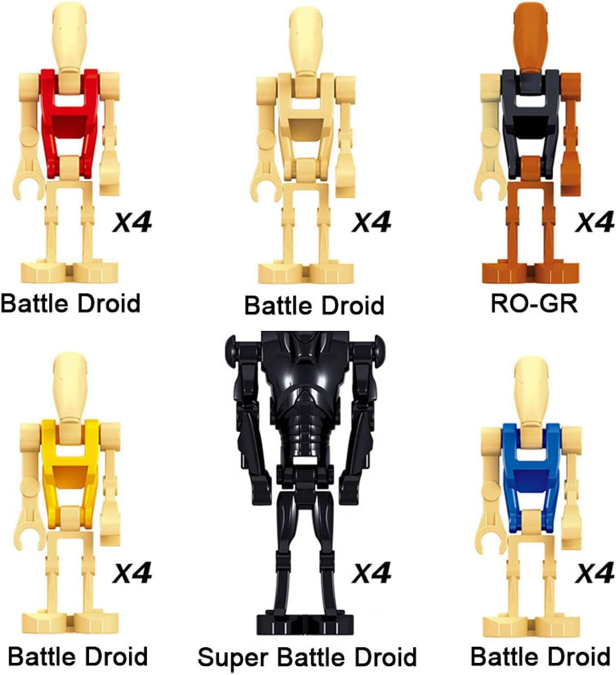 24PCS Stitching Mini Action Figures E44433