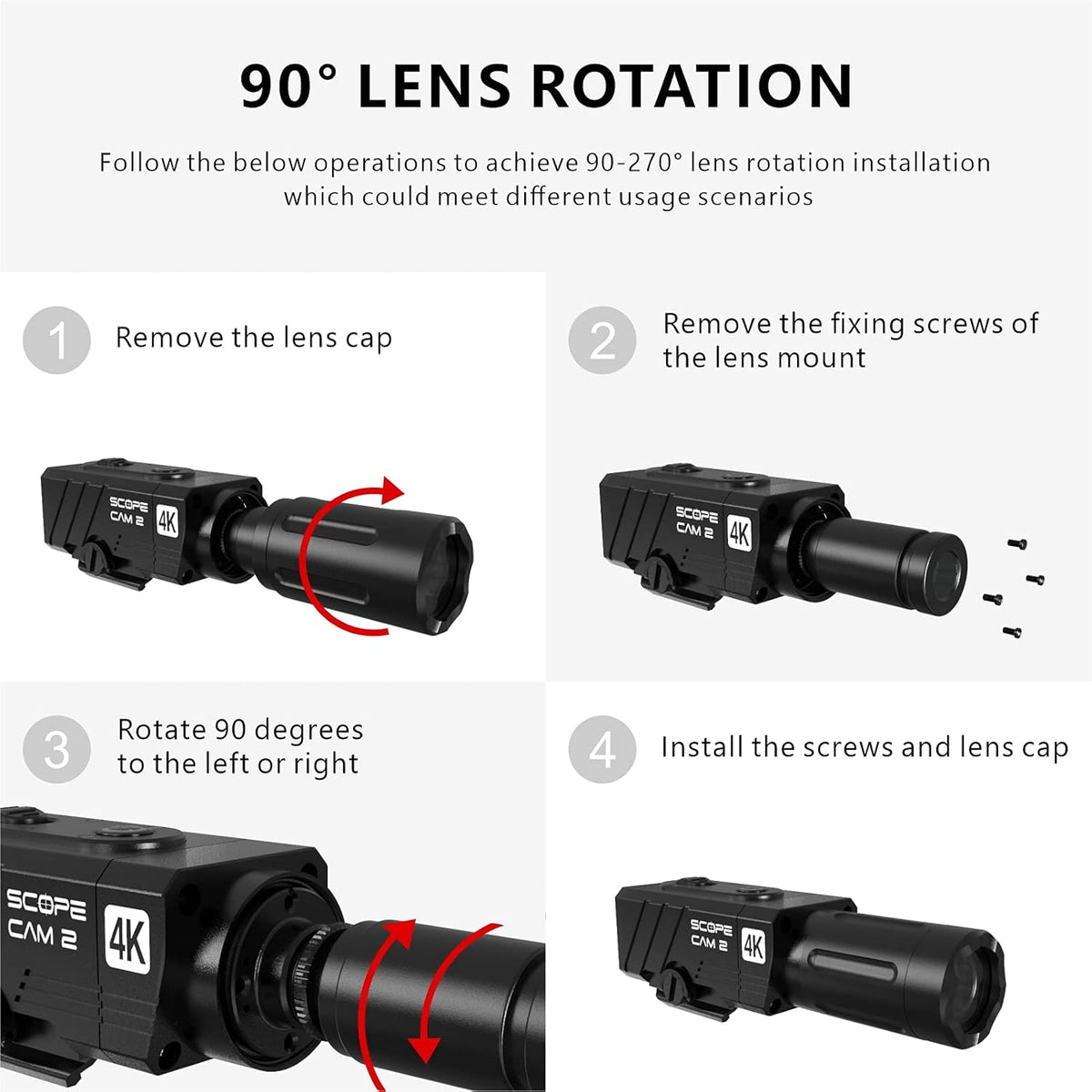 4K Zoom Action Camera Waterproof Mini Video Camera T86183