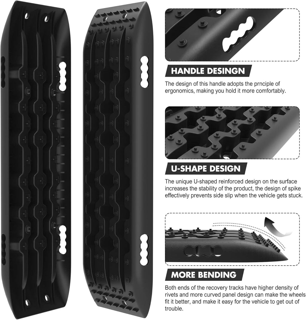 4 Pcs Off-Road Traction Mats O4009