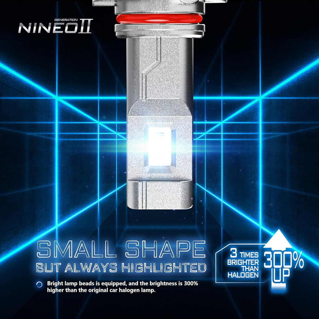 Pack of 4 24000LM 6500K Cool White LED Bulbs Combo C344