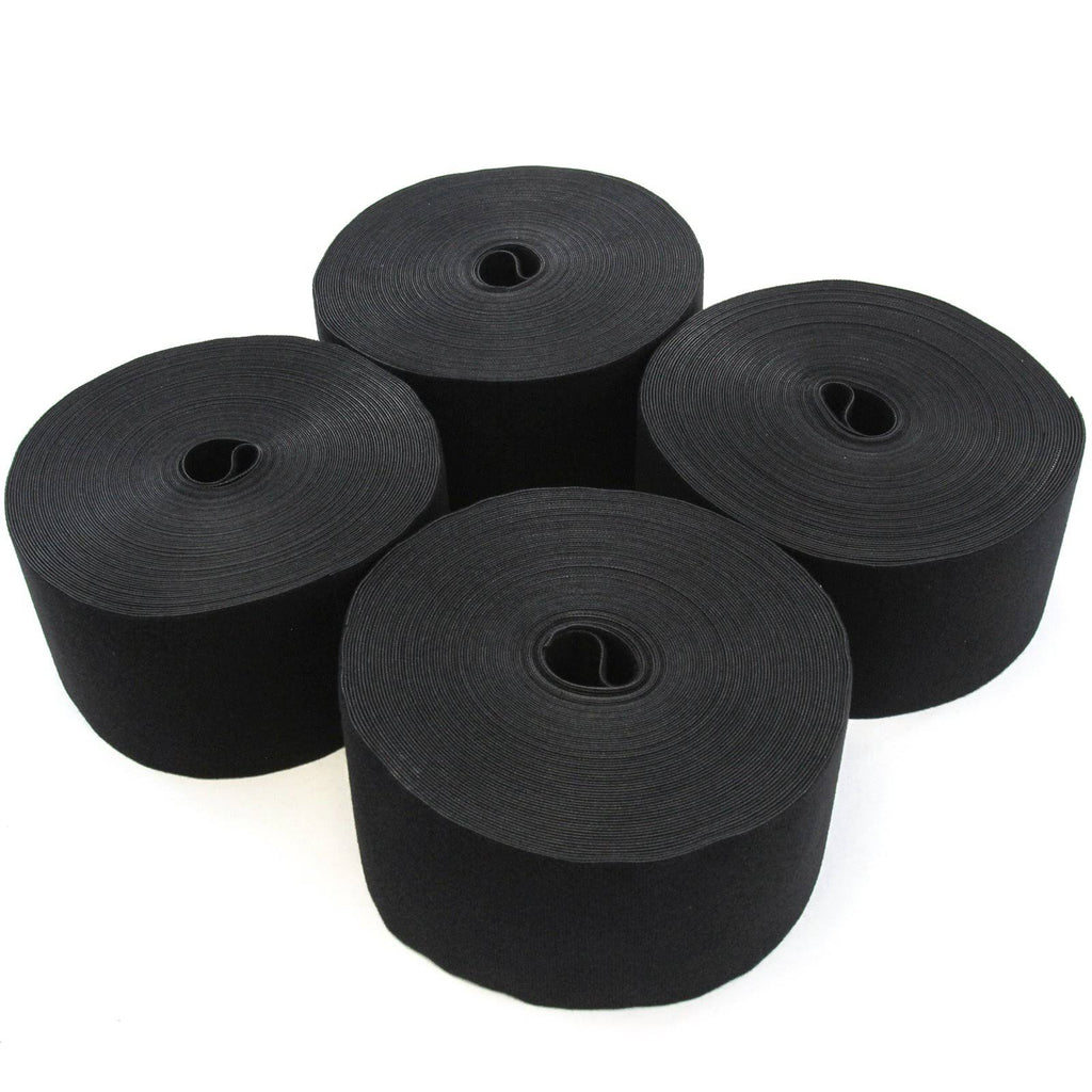 Reusable 4 inch Roll Hook & Loop Cable Fastening Tape Cord Wraps Straps Z4397