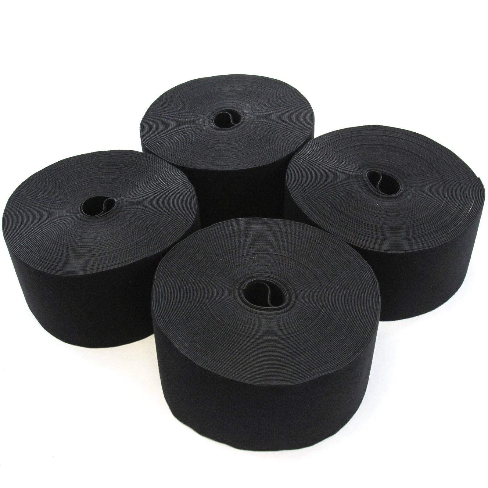 Reusable 4 inch Roll Hook & Loop Cable Fastening Tape Cord Wraps Straps Z4397