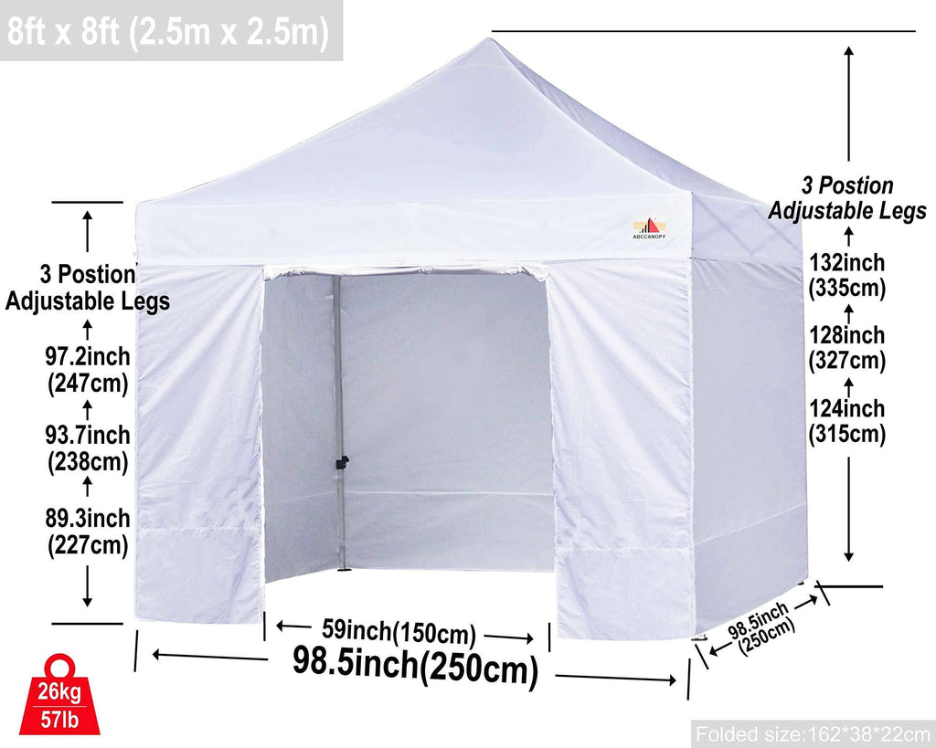 8ft by 8ft Pop Up Canopy Tent I403