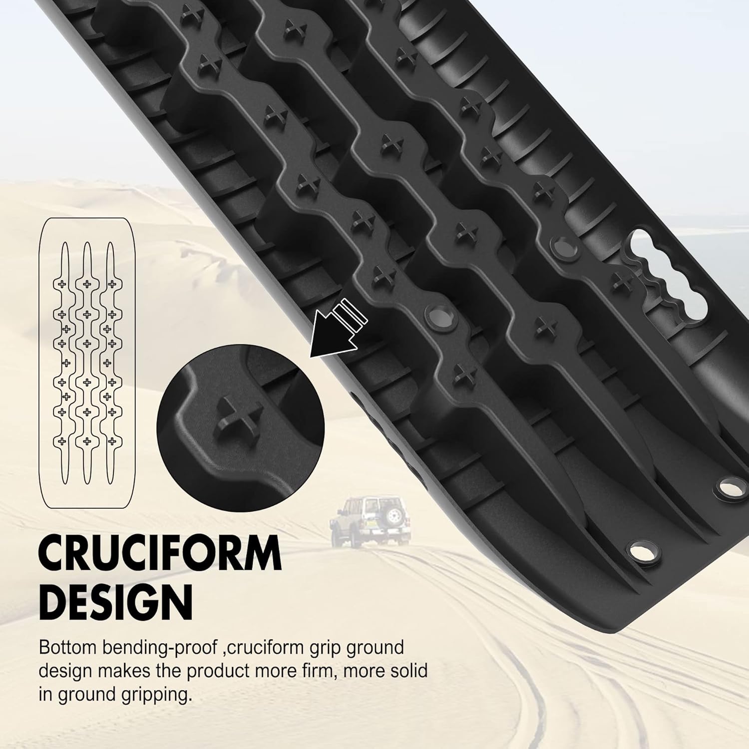 4 Pcs Off-Road Traction Mats O4009