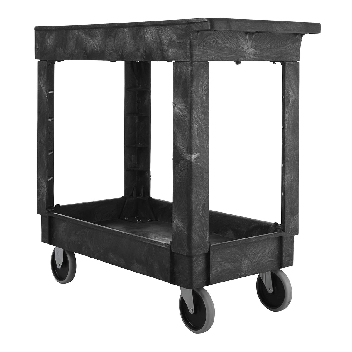 Black 2 Shelf Utility Cart K27858