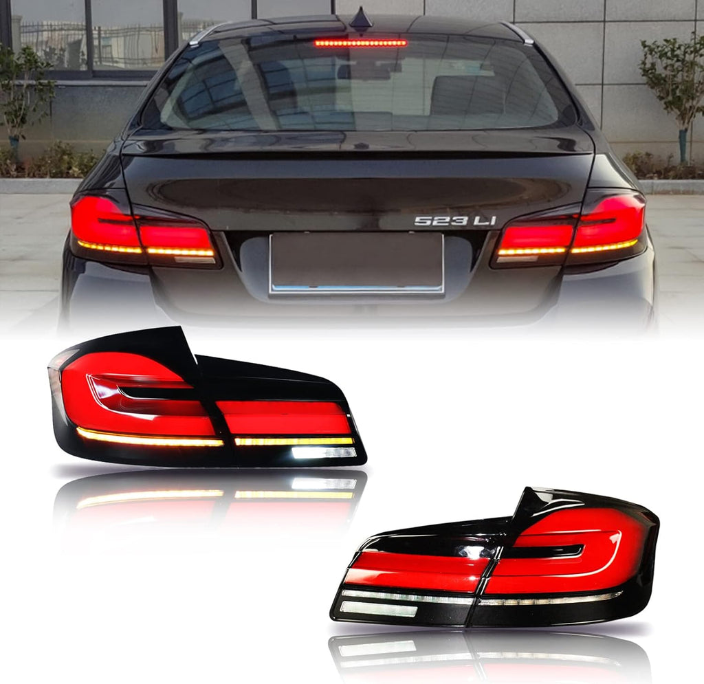 Smoke LED Tail Lights Set of 2 for BMW 5 Series K648