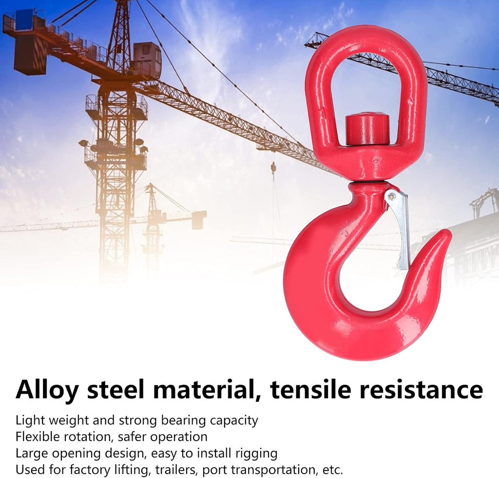 Alloy Steel Swivel Eye Hook with Latch D765