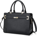 Black Soft-Sided Leather Pet Carrier Tote Bag T463243