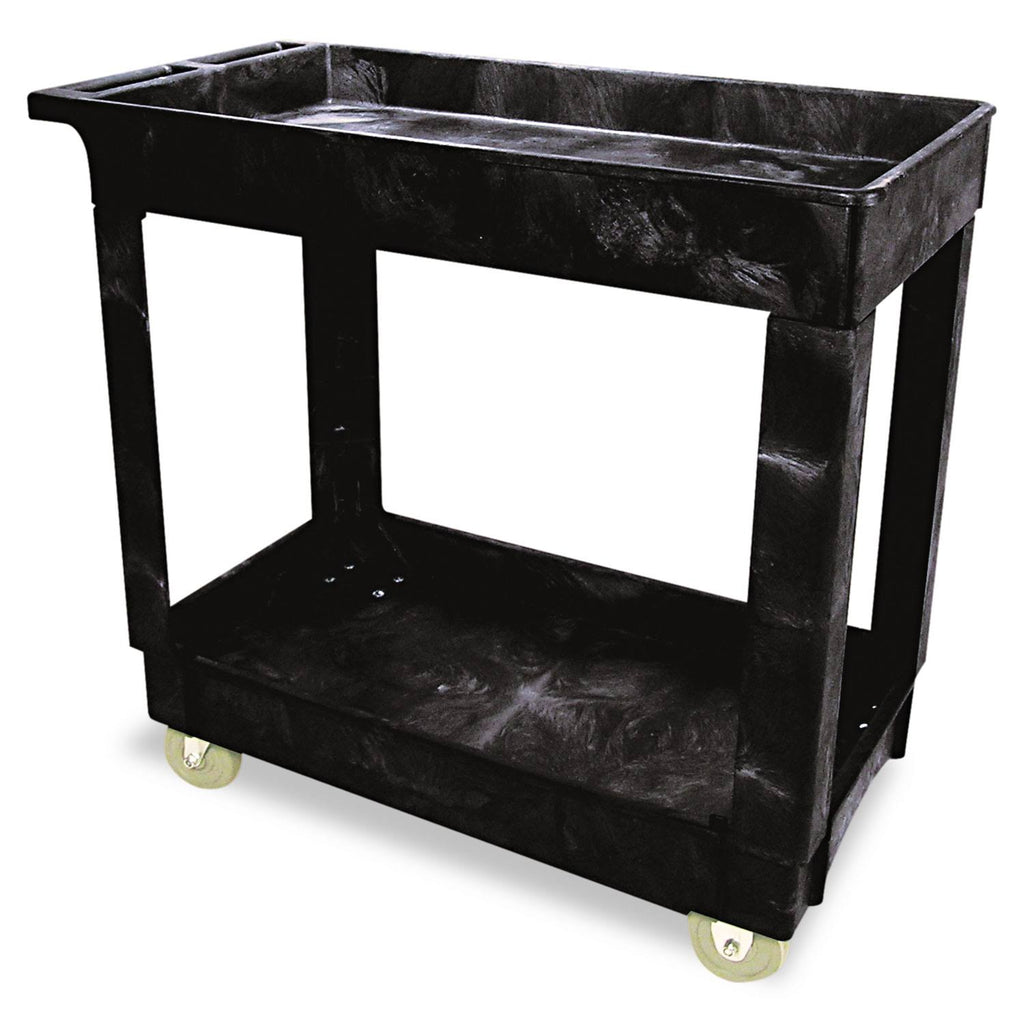 Black 2 Shelf Utility Cart K27858