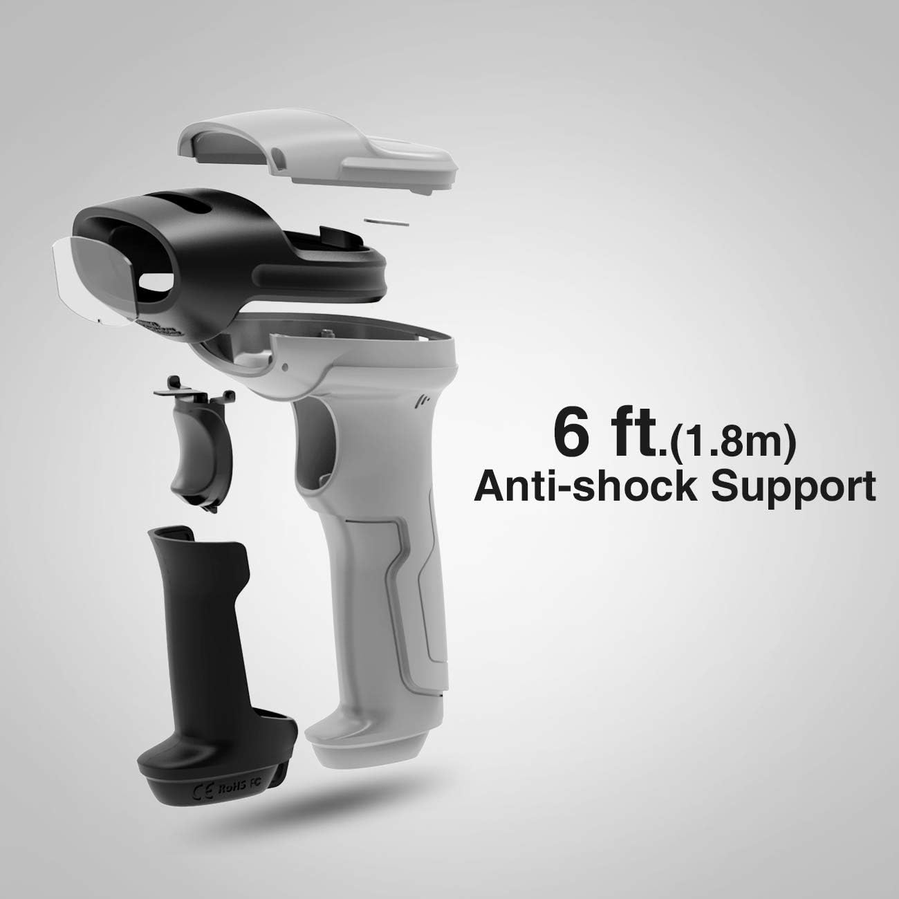 Bluetooth Barcode Scanner, Pack of 2 T184