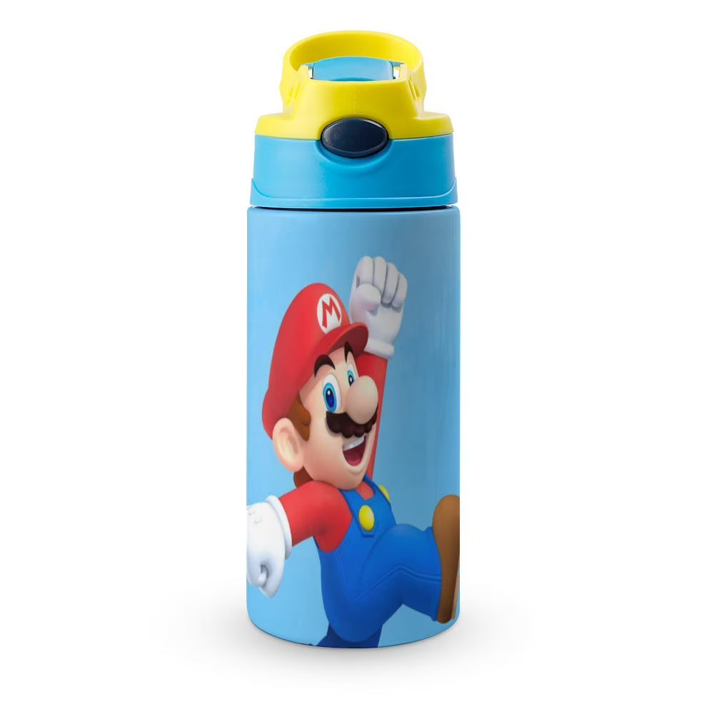 Insulated Stainless Steel Water Bottle with Straw H494