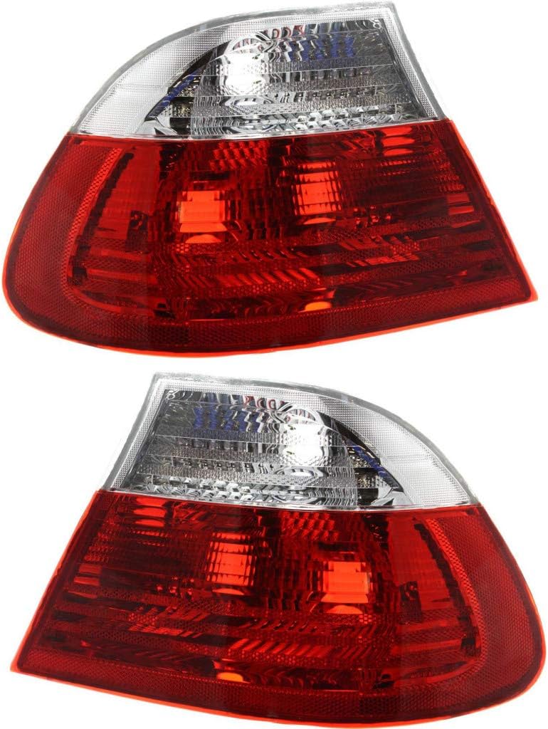 Tail Light Assembly Pair Outer White K522883
