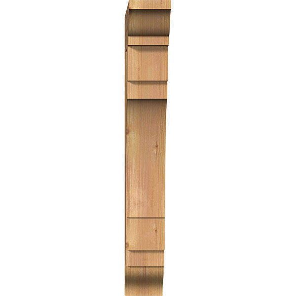 Western Red Cedar Traditional Smooth Bracket I292