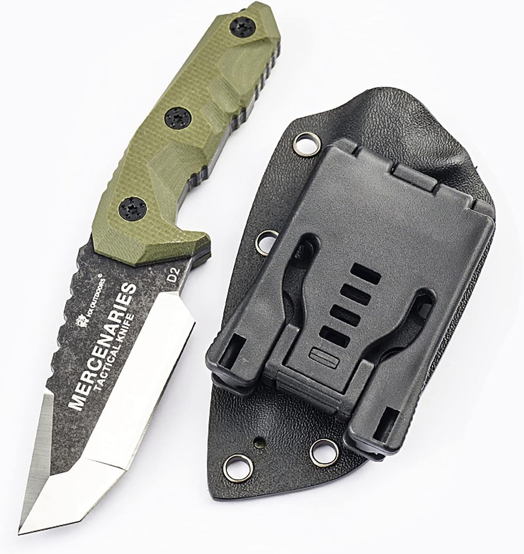 Small Fixed Blade Knife with Sheath Camping Knife (6.85 Inches) V343