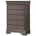 Gray 5-Drawer Chest M672599