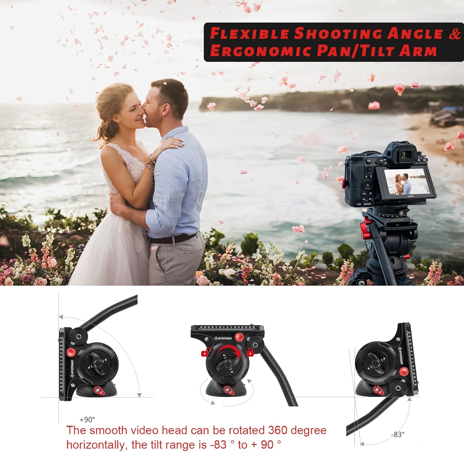 Komodo K5 Tripod Fluid Head with Quick Release Plate I835