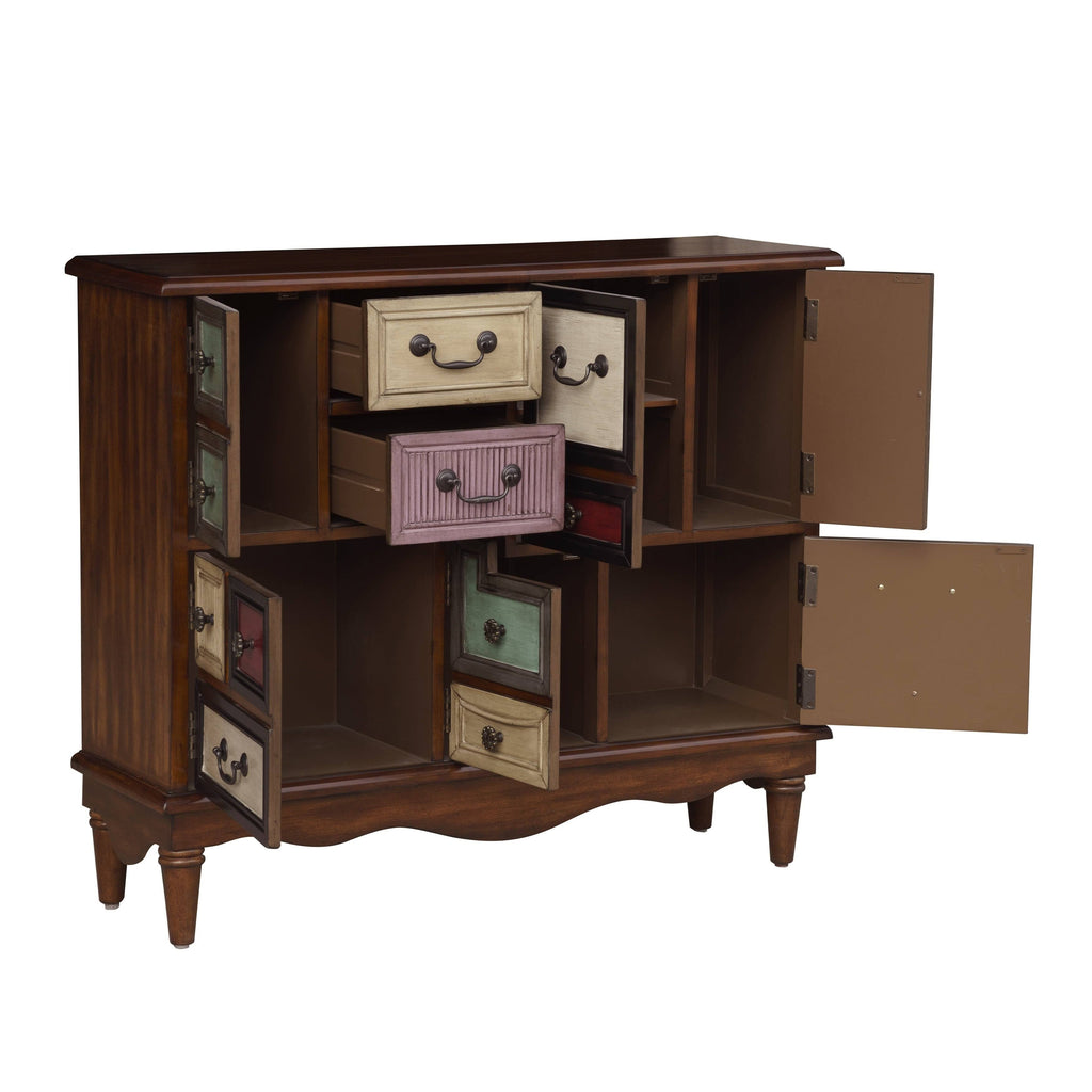 Six Door Two Drawer Accent Chest I777