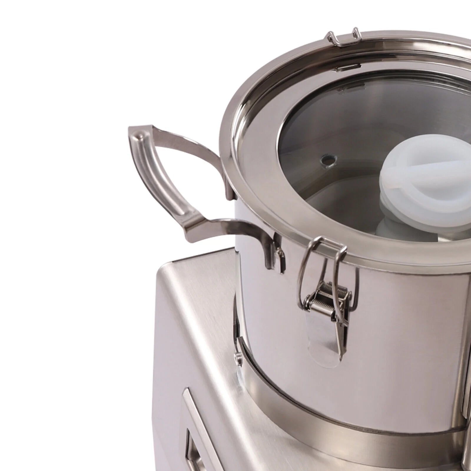 5.3Qt Electric Food Chopper Stainless Steel with Transparent Lid 550W R798457
