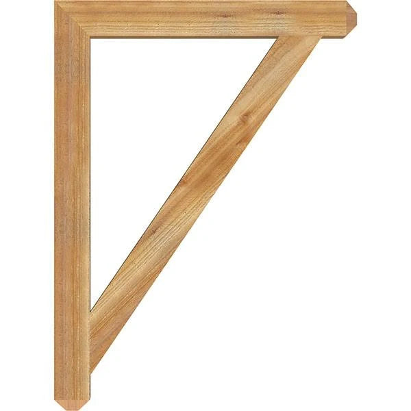 Traditional Craftsman Rough Sawn Bracket, Western Red Cedar X467902