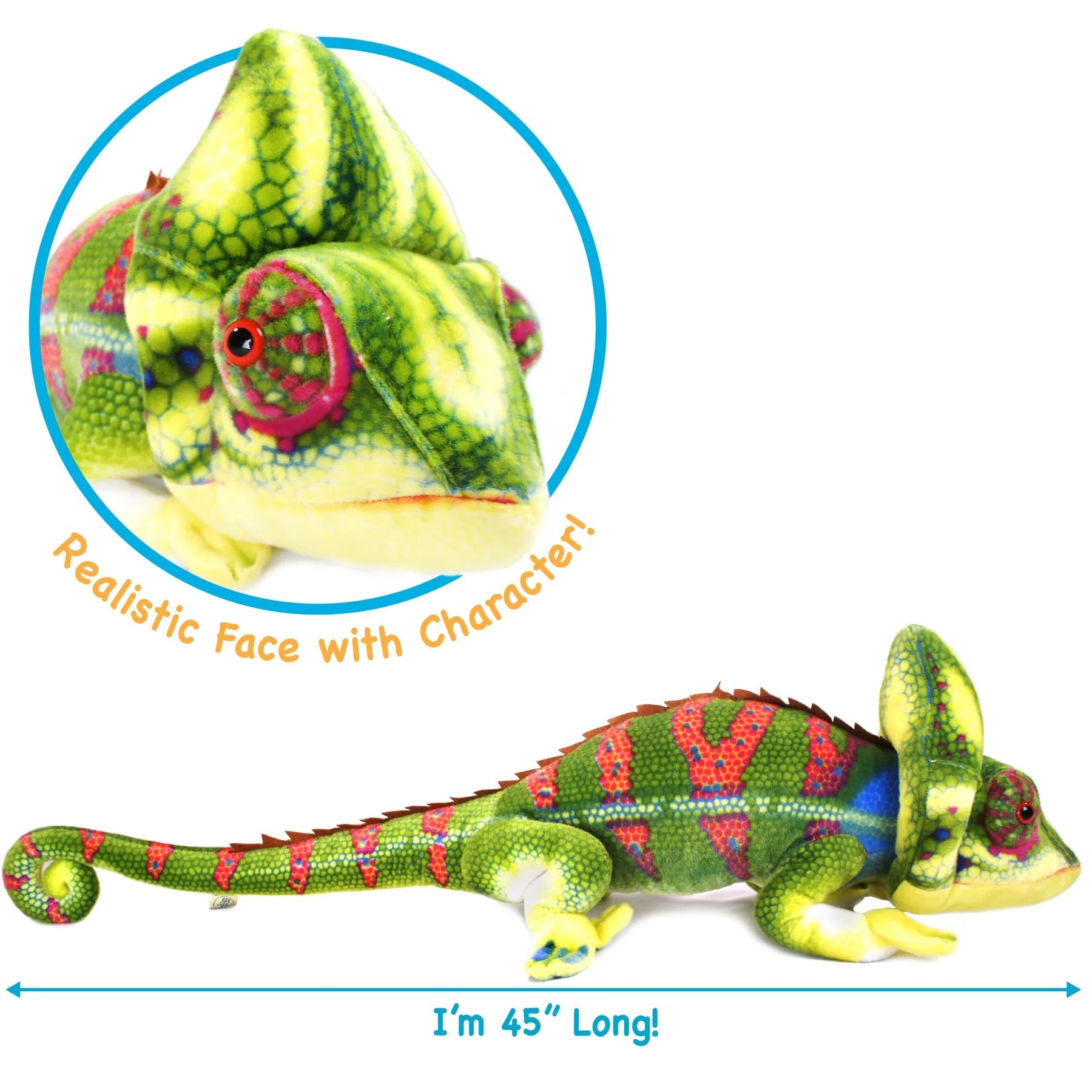 4 Foot Long Stuffed Animal Plush Lizard O237852
