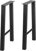 Industrial Black Cast Iron Metal Furniture Legs 2 Pcs P88362