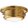 Marine Port One Light Small Flush Mount P935