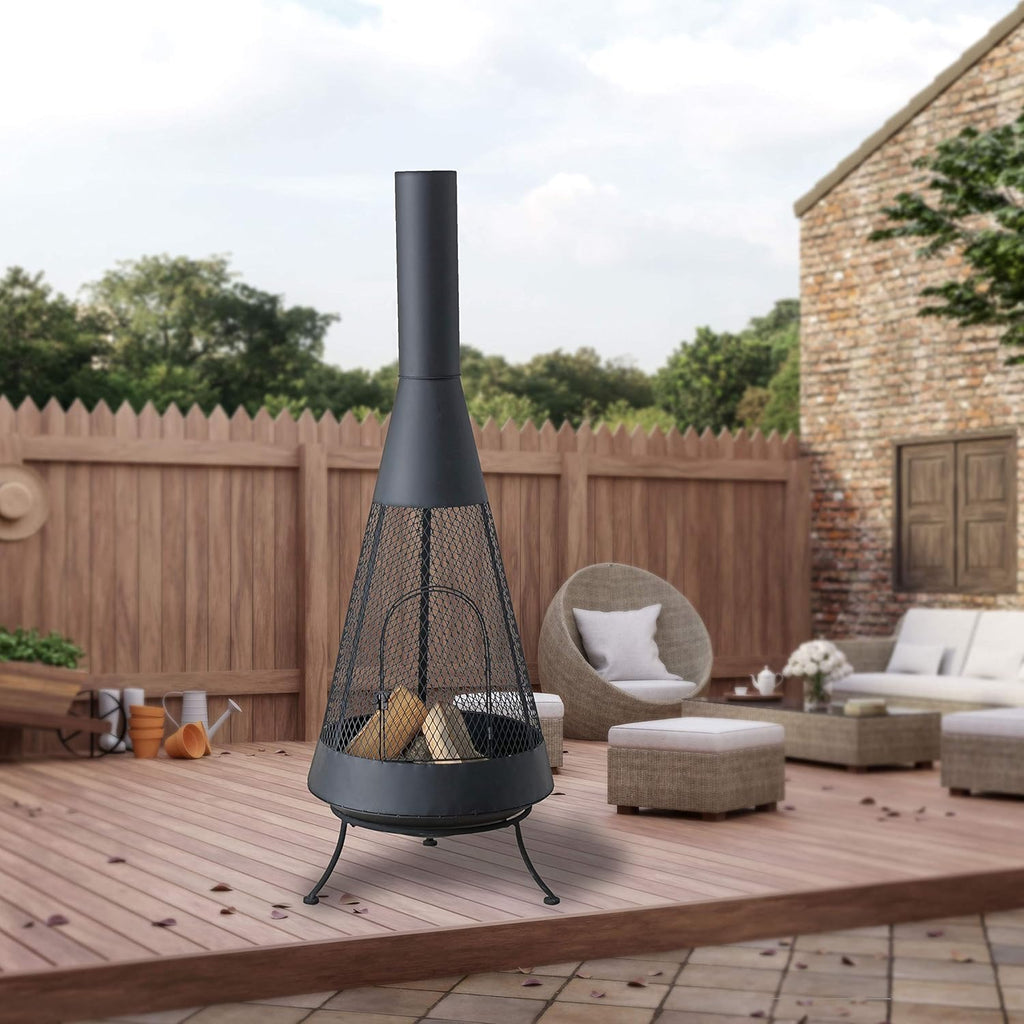 Black Iron Chiminea I154