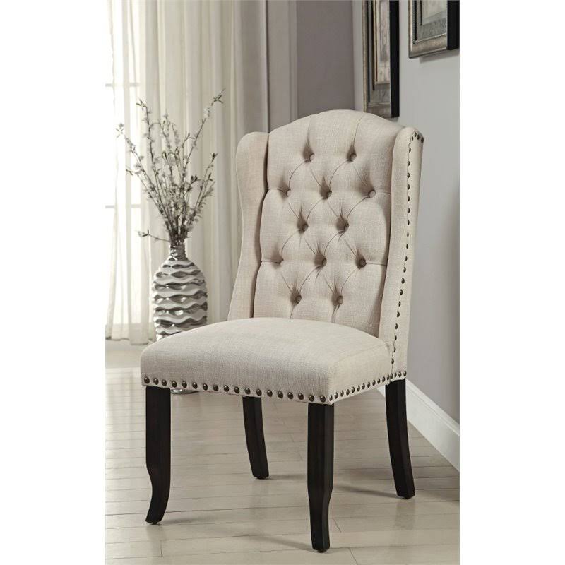 Beige Dining Side Chair (Set of 2) A3048