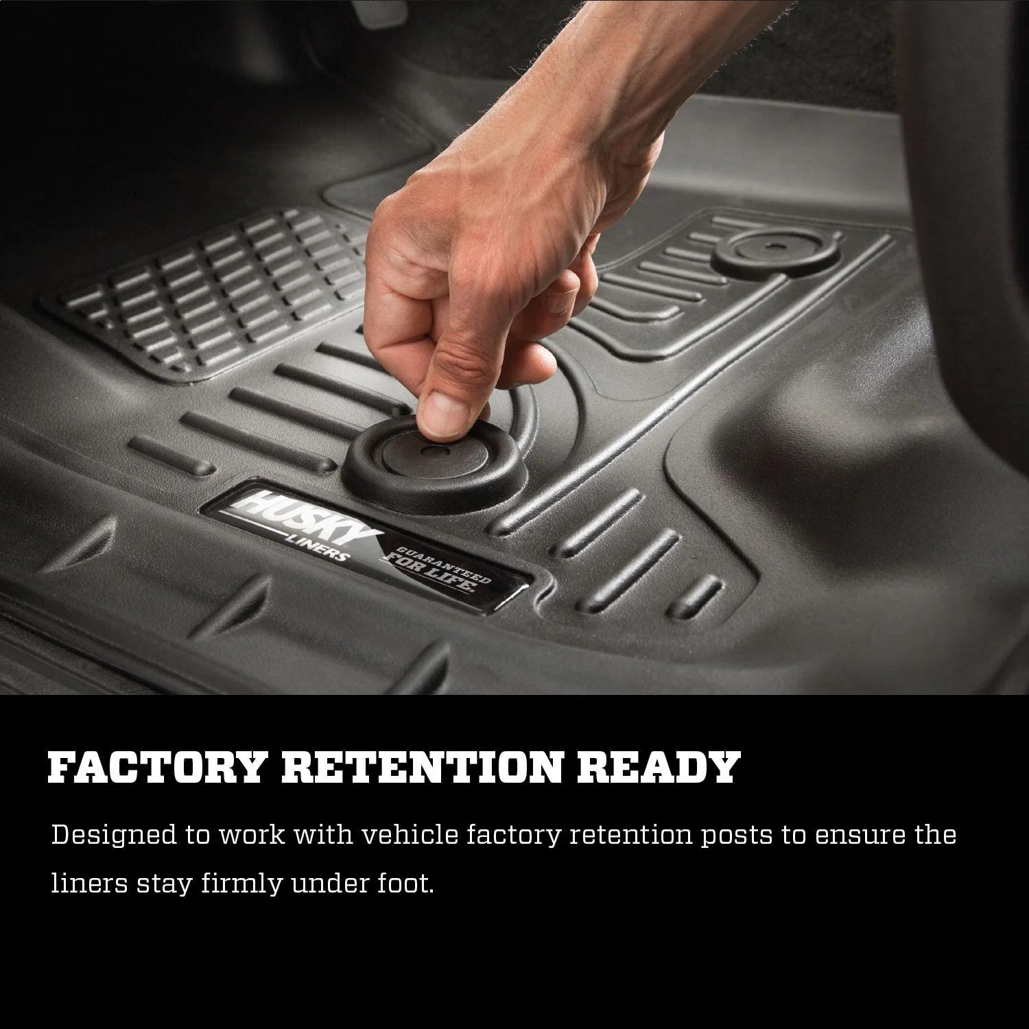 Black Front & 2nd Seat Floor Liners Y70386