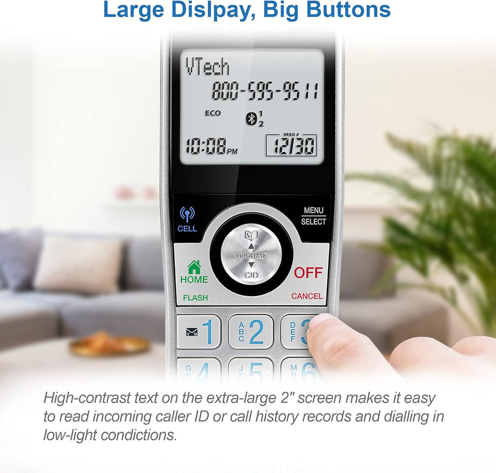 4 Handset Cordless Phone with Answering Machine X527819