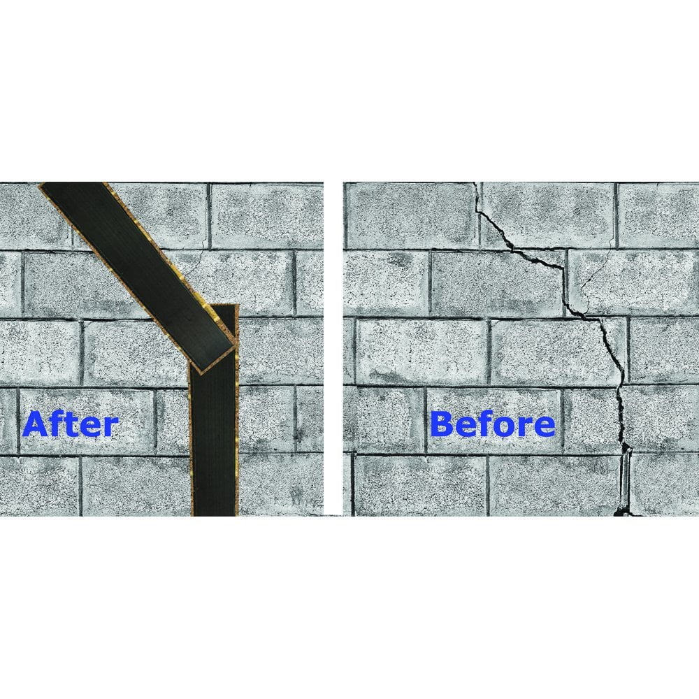 Carbon Fiber Basement Wall Crack Repair Kit D296861