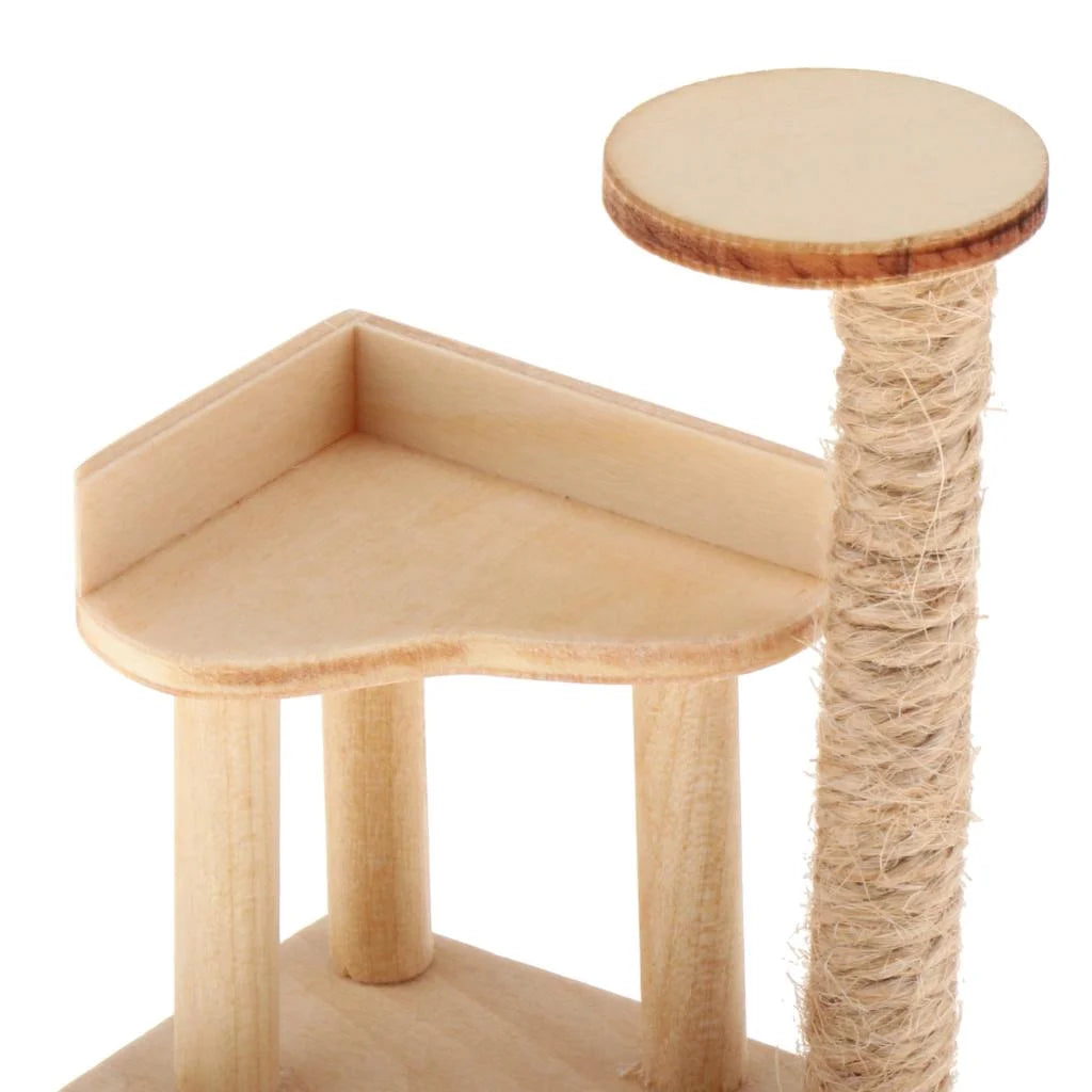Miniature Cat Climbing Dollhouse Furniture S487